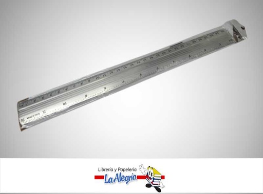 [6936079007159] REGLA ALUMINIO 30CM MARCA MR. BOBINA