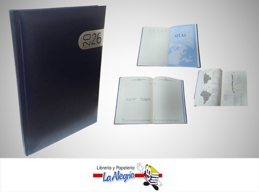 [AGENDA202616] AGENDA 2026 DIARIA MAIORI AZUL E02 MARCA ARTESCO