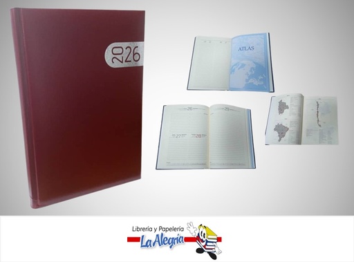 [AGENDA202618] AGENDA 2026 DIARIA MAIORI VINOTINTO E05 MARCA ARTESCO