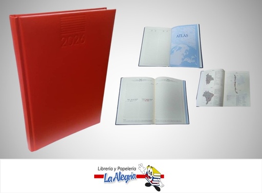 [AGENDA202625] AGENDA 2026 DIARIA POSITANO CORAL C20 MARCA ARTESCO