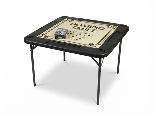 [7453134500237] MESA PLASTICA PLEGABLE PARA DOMINO INCLUYE JUEGO DE DOMINO REF: BSL-9092 MARCA S/M