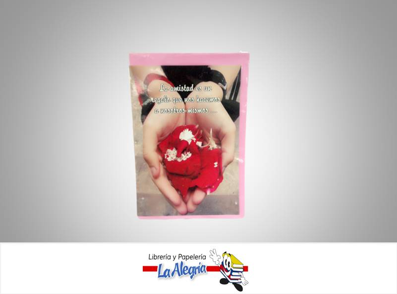 TARJETA DE REGALO 15,1X21,6 SURTIDAS MARCA S/M   