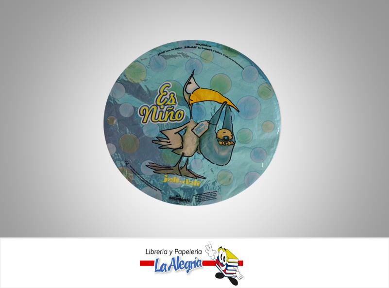 GLOBO FOIL 10 ES NINO AZUL UND MARCA KALEIDOSCOPE   