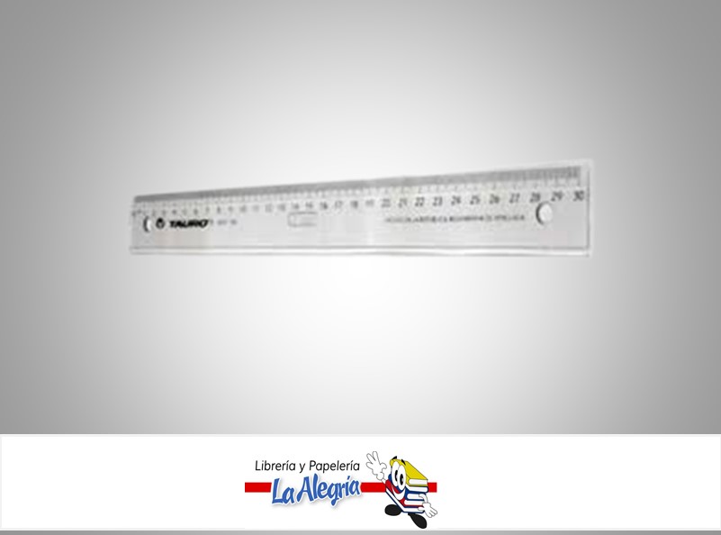 REGLA ACRILICA 30CM TAURO MARCA TAURO   