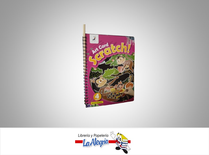 BLOCK MAGICO SCRATCH REINO ANIMAL MARCA YUELU
