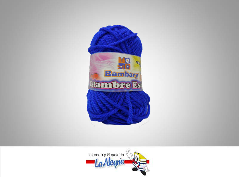 ESTAMBRE ESCOLAR 12GR AZUL REY UND MARCA BAMBARY   