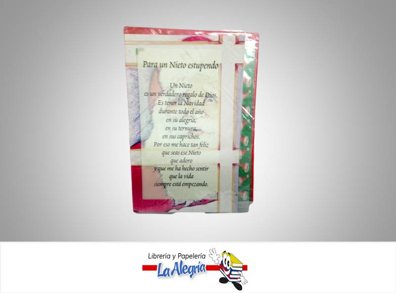 TARJETA DE REGALO 17,9X35,5 SURTIDAS MARCA S/M   