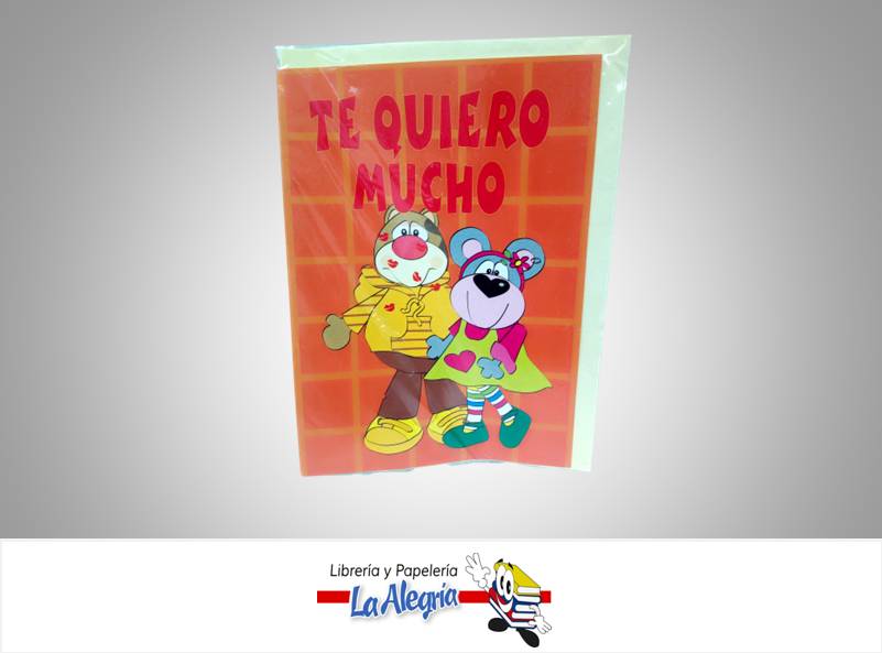 TARJETA DE REGALO 16,8X24,2 SURTIDAS MARCA NICO   