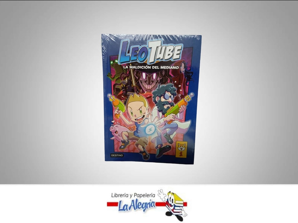 LEO TUBE 1 Y LA MALDICION DEL MEDIANO TEMATICA CUENTOS INFANTILES AUTOR LEO TUBE EDITORIAL DESTINO