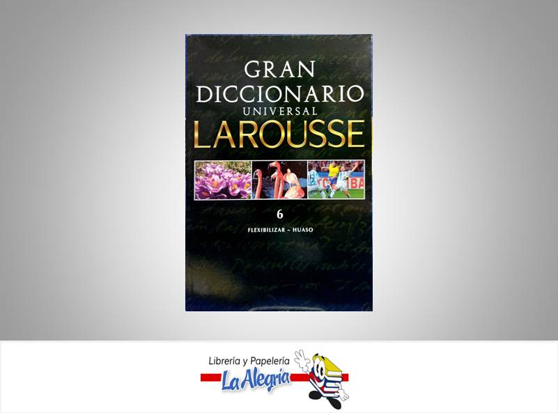 GRAN DICCIONARIO UNIVERSAL LAROUSSE 6  TEMATICA DICCIONARIOS AUTOR LAROUSSE EDITORIAL LAROUSSE