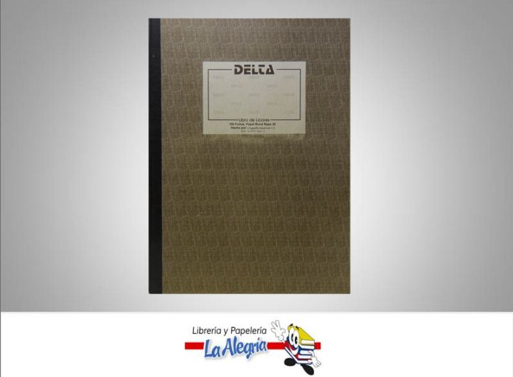 LIBRO DE LICORES 100 FOL MARCA DELTA   