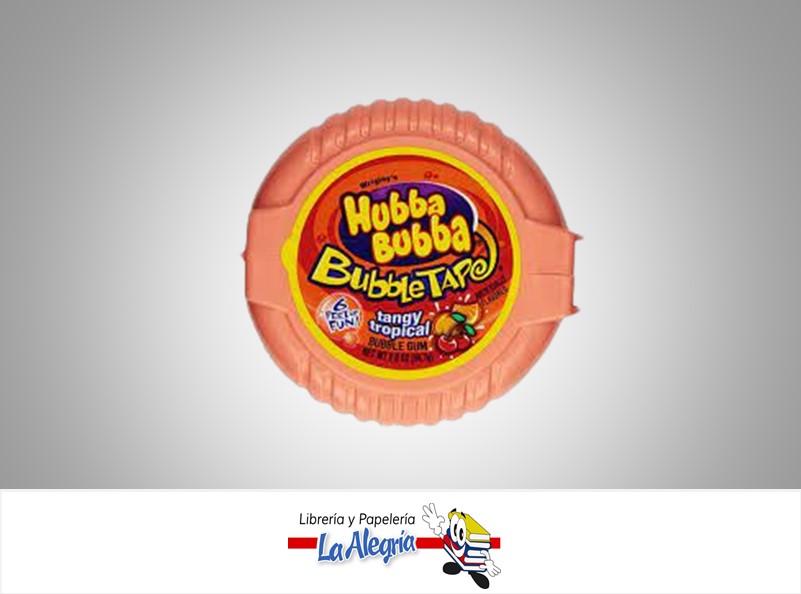 CHICLET HUBBA BUBACIDO TROPICAL 56,7GR MARCA WRIGLEYS   
