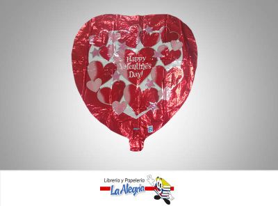 GLOBO FOIL 32 HAPPY VALENTINE'S DAY UND MARCA ANAGRAM   