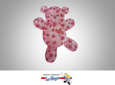 GLOBO FOIL 32 OSITO ROSADO UND MARCA ANAGRAM   