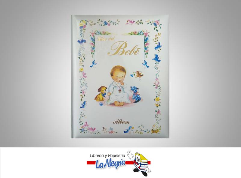 ALBUM FOTO 23X29CM LIBRO DEL BEBE BLANCO       