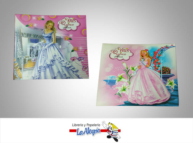 ALBUM FOTO 32,5X33CM MIS QUINCE ANOS ROS       