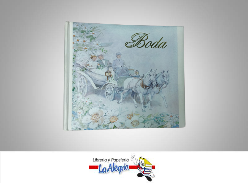 ALBUM FOTO 29,5X30CM BODA BLANCO UND       