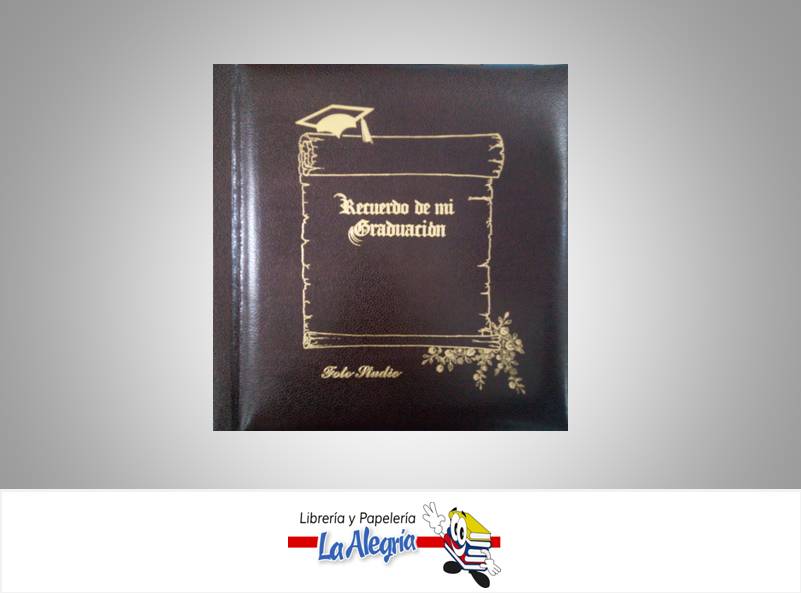 ALBUM FOTO 32X33CM GRADUACION MARRON       