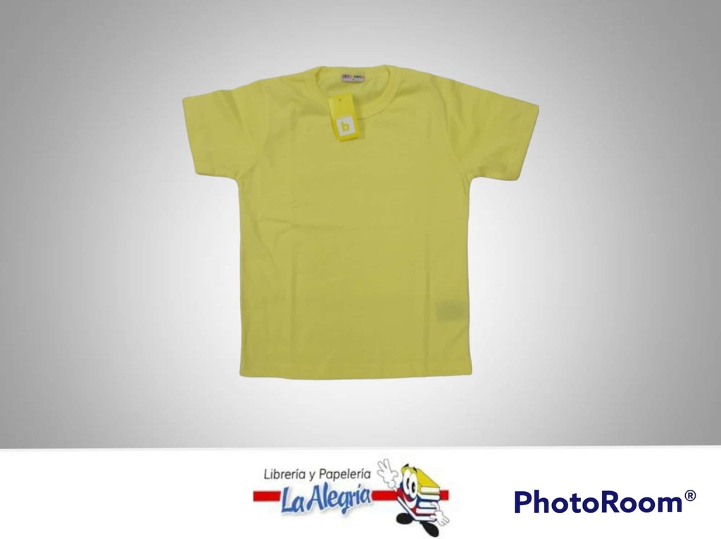 FRANELA ESCOLAR T/06 AMARILLA UNIDAD MARCA BAMBINO