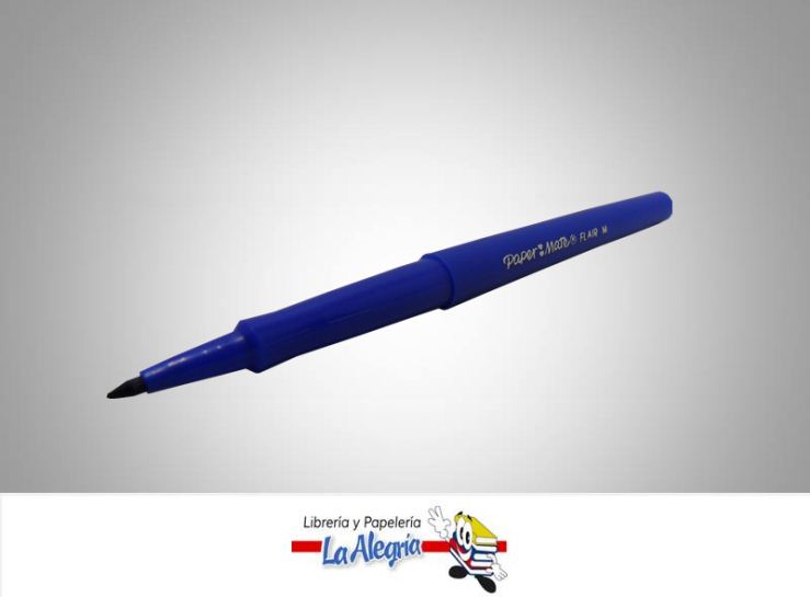 MARCADOR FLAIR PUNTA FINA AZUL UND MARCA PAPER MATE   