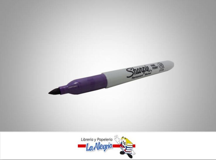 MARCADOR PERMANENTE PUNTA FINA MORADO UND MARCA SHARPIE
