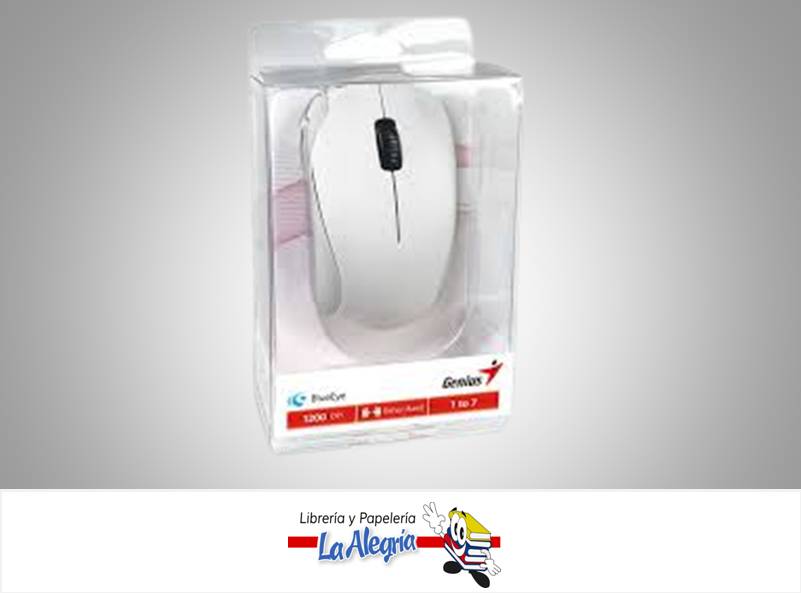 MOUSE NX-7000 INALAMBRICO BLANCO MARCA GENIUS   
