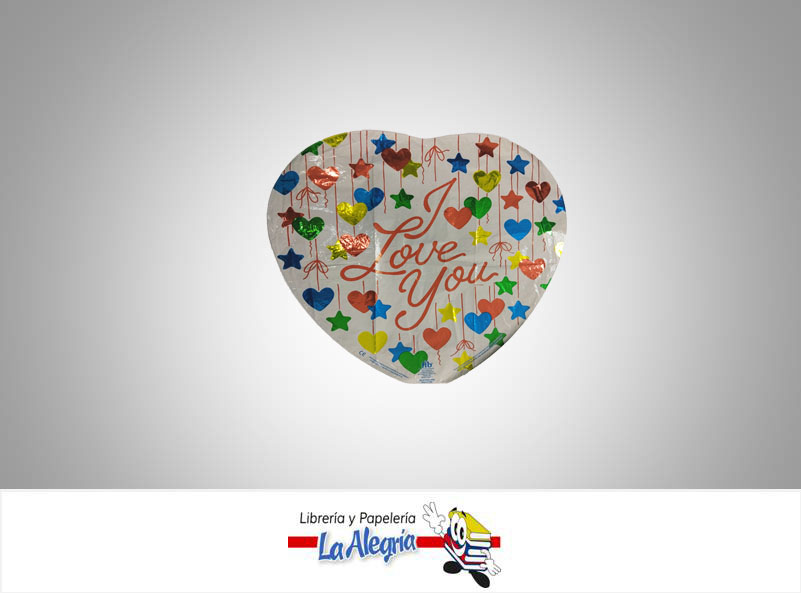 GLOBO FOIL 18 I LOVE YOU MARCA FIB   