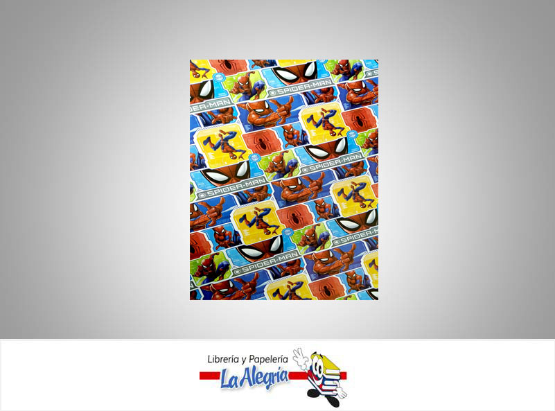 PAPEL DE REGALO 48X68 CM SPIDERMAN UND MARCA PRIMAVERA   