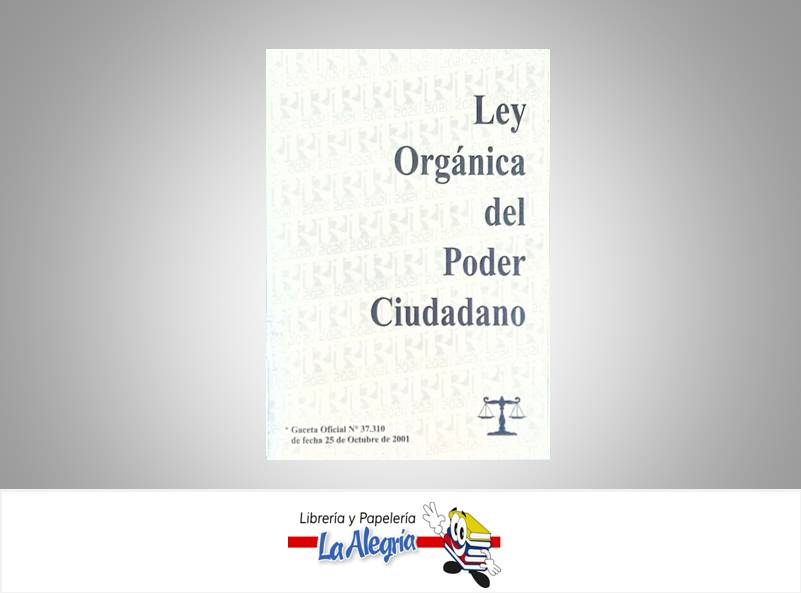 LEY DE PODER CIUDADANO  TEMATICA LEYES AUTOR GO 37310 EDITORIAL DISTRIBUIDORA ML