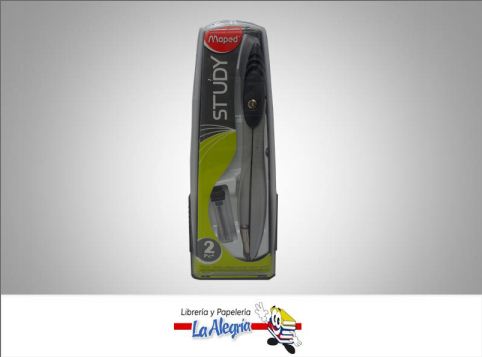 COMPAS ESCOLAR CON MINA STUDY ESTUCHE MARCA MAPED
