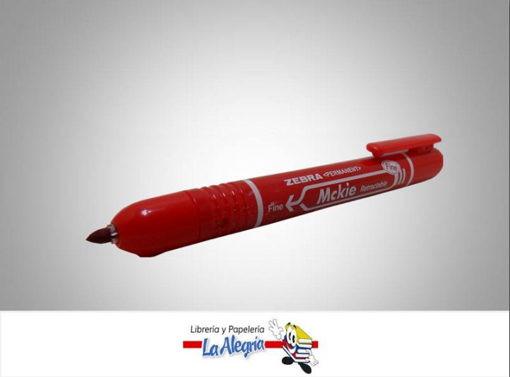 MARCADOR PERMANENTE PTA/FINA RECT R/A UN MARCA ZEBRA   