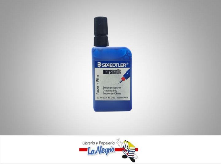 TINTA CHINA MARS MATIC 22ML AZUL UND MARCA STAEDTLER   