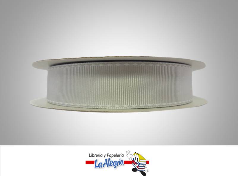 CINTA GROSS C/B 24MM FONDO GRIS/ B-BL XM MARCA S/M   