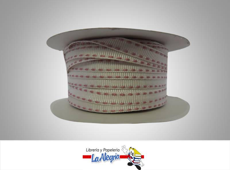 CINTA GROSS C/B 07MM ROSA PASTEL XMETRO MARCA S/M   