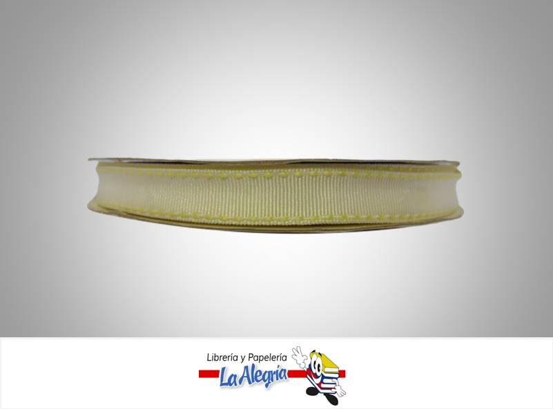 CINTA GROSS C/B 12MM AMARILLO CLARO XMTR MARCA S/M   