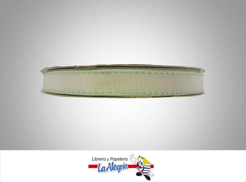 CINTA GROSS C/B 12MM VERDE AGUA XMETRO MARCA S/M   