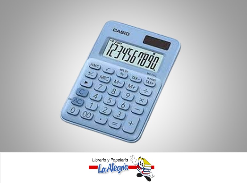 CALCULADORA ESCRITORIO MS-20UC-LB 12DIG MARCA CASIO   