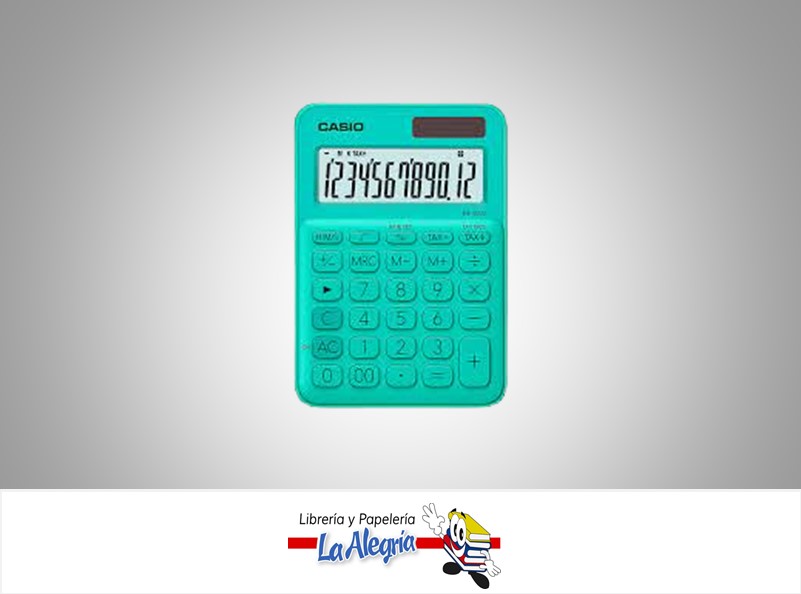 CALCULADORA ESCRITORIO MS-20UC-GN 12DIG MARCA CASIO