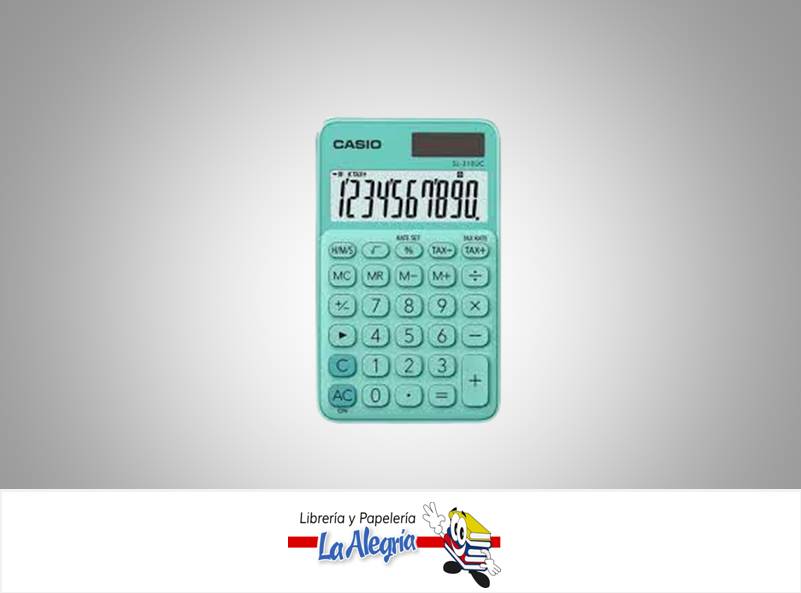 CALCULADORA ESCRITORIO SL-310UC-GN 10DIG MARCA CASIO