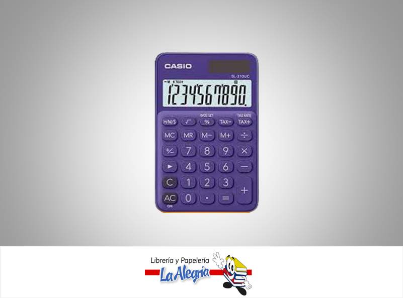 CALCULADORA ESCRITORIO SL-310UC-PL 10 DIGITOS MARCA CASIO