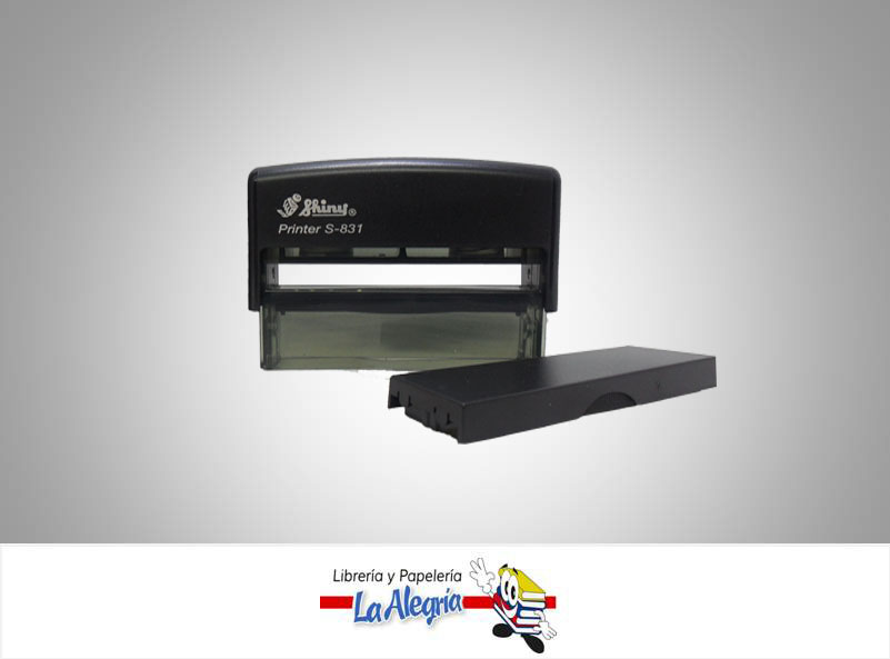 SELLO AUTOM. PRINTER S831 10X70MM NEGRO MARCA SHINY   