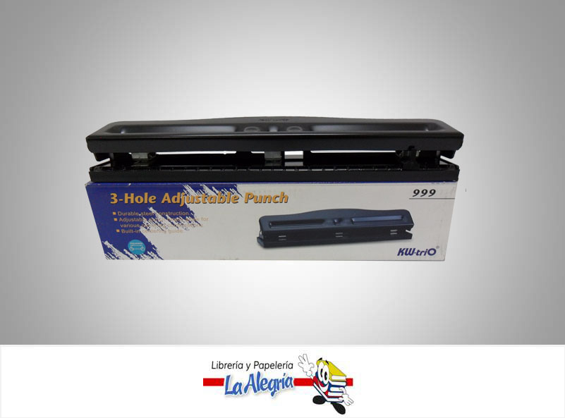 PERFORADORA 3 HUECOS 10H AJUSTABLE MARCA KW-TRIO   