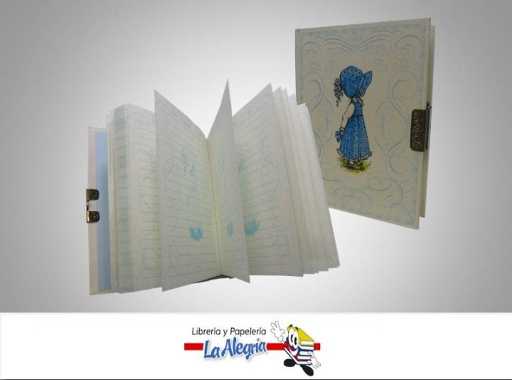 DIARIO C/LLAVE 15,5X11,5CM MARCA S/M   