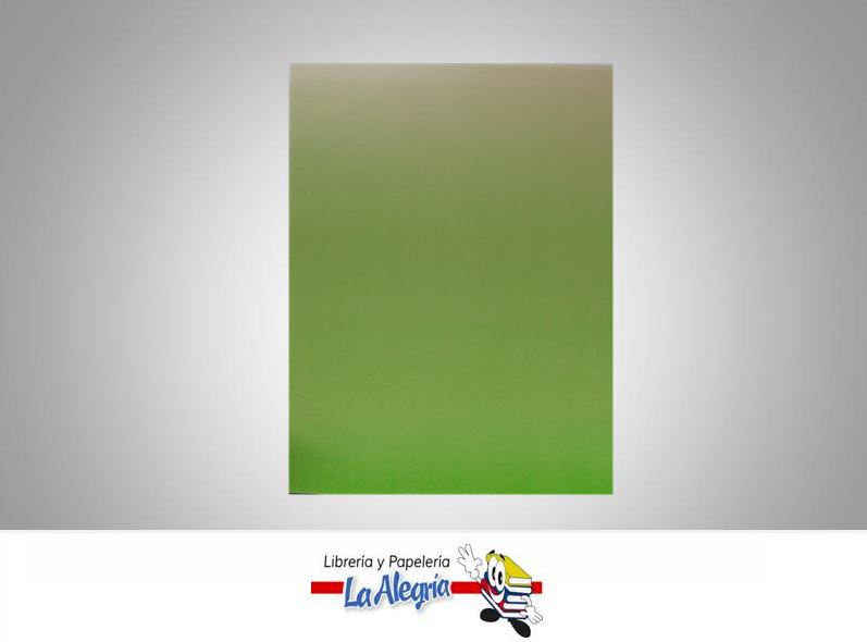 CARTULINA DEGRADE/ CARTA VERDE 10H MARCA PAPERBACK