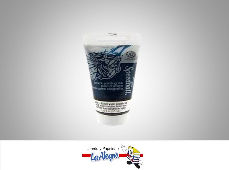 TINTA PASTA LINOLEO 37 ML NEGRO MARCA SPEEDBALL   