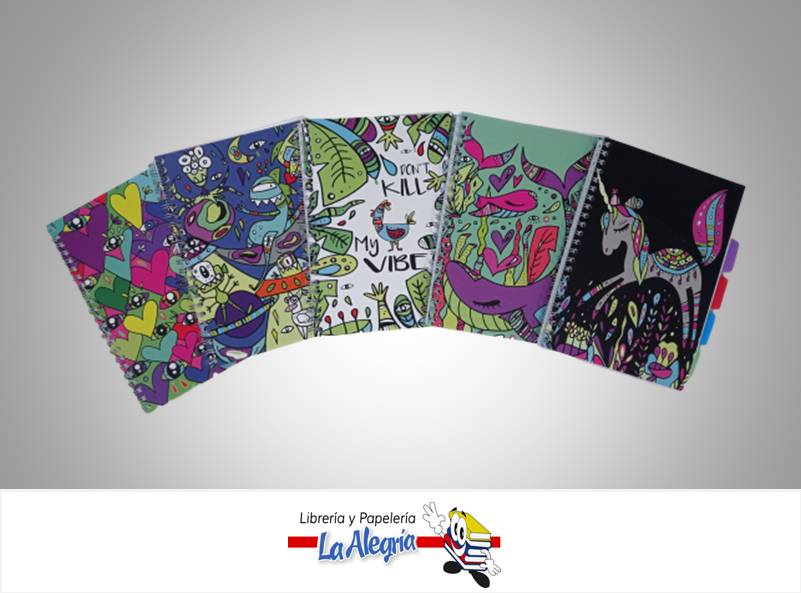 LIBRETA ESPIRAL 1LINEA 5MAT 150H MARCA OFIMAK   