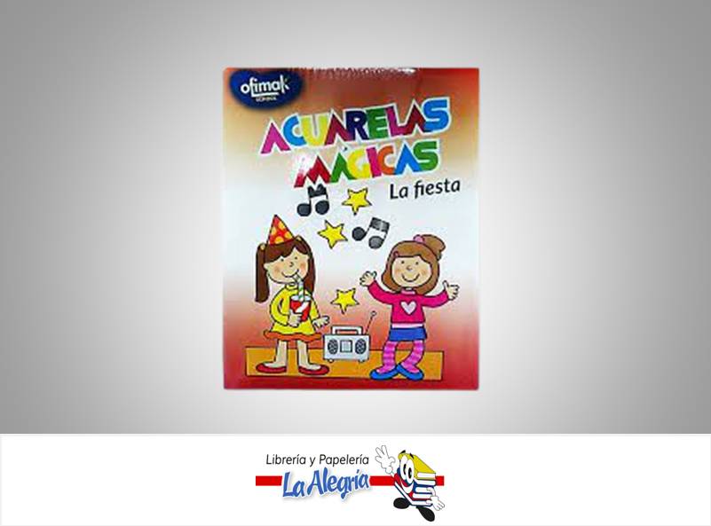 BLOCK DIBUJO PARA COLOREAR ACUARELAS MAGICAS FIES OK295 MARCA OFIMAK