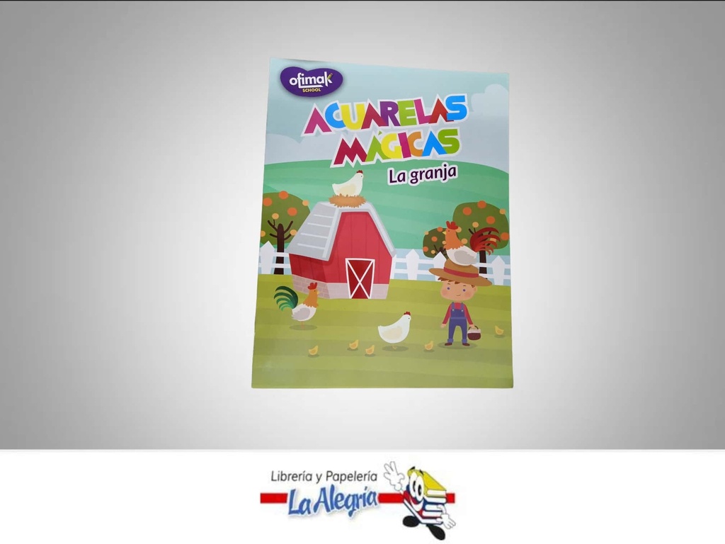 BLOCK DIBUJO CON ACUARELA MAGICAS GRANJA OK295C MARCA OFIMAK