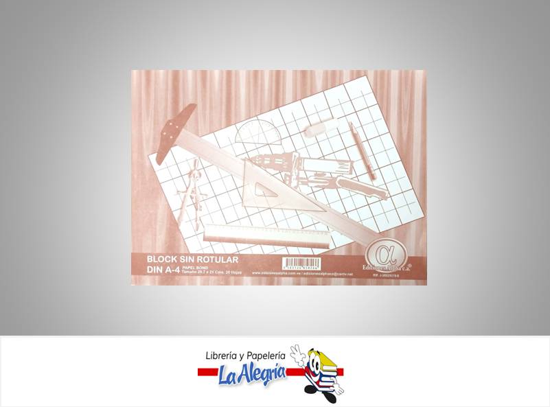 BLOCK BOND S/ROTULAR A4 20H    