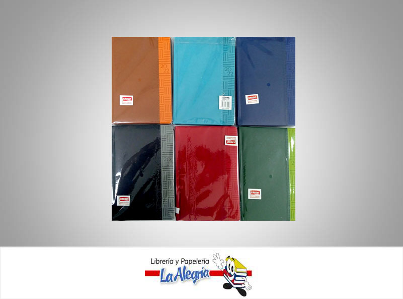AGENDA EMP 2022 21X14,5 CM AQ2102 UND MARCA CRISVI   